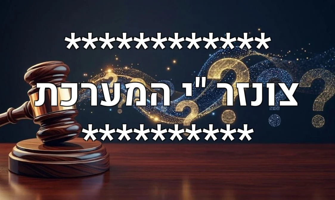 ************ צונזר "י המערכת **********