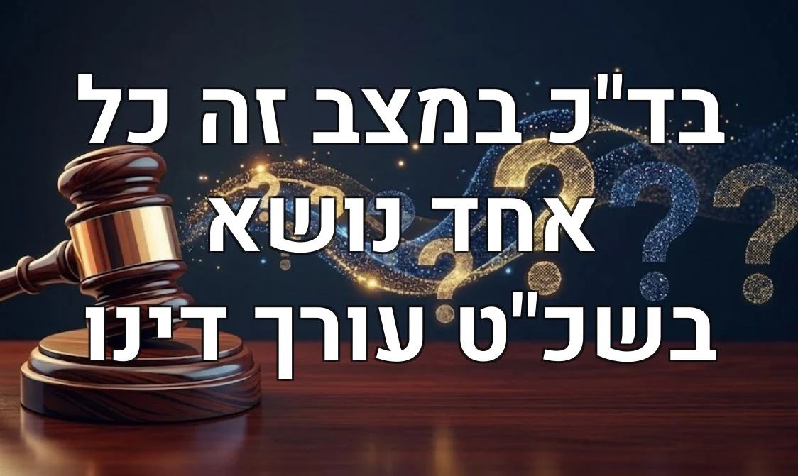 בד"כ במצב זה כל אחד נושא בשכ"ט עורך דינו