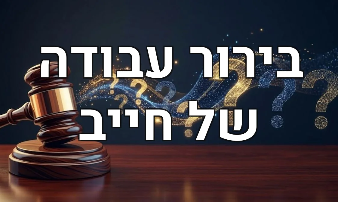 בירור עבודה של חייב