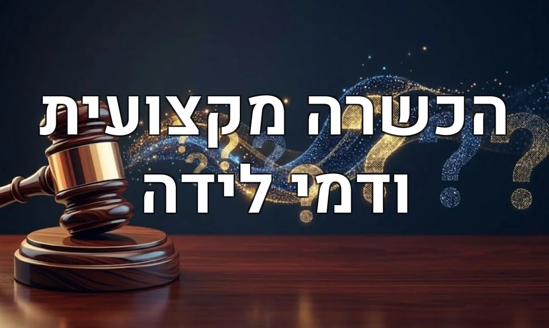 הכשרה מקצועית ודמי לידה