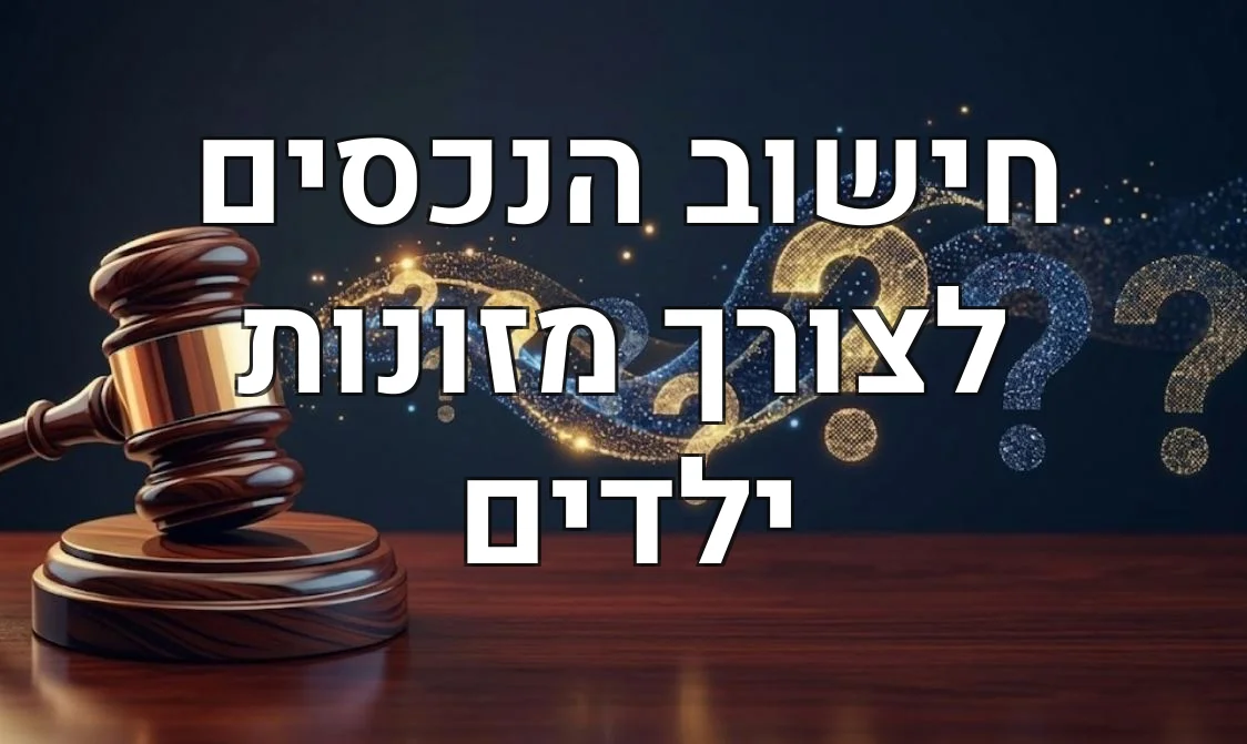 חישוב הנכסים לצורך מזונות ילדים