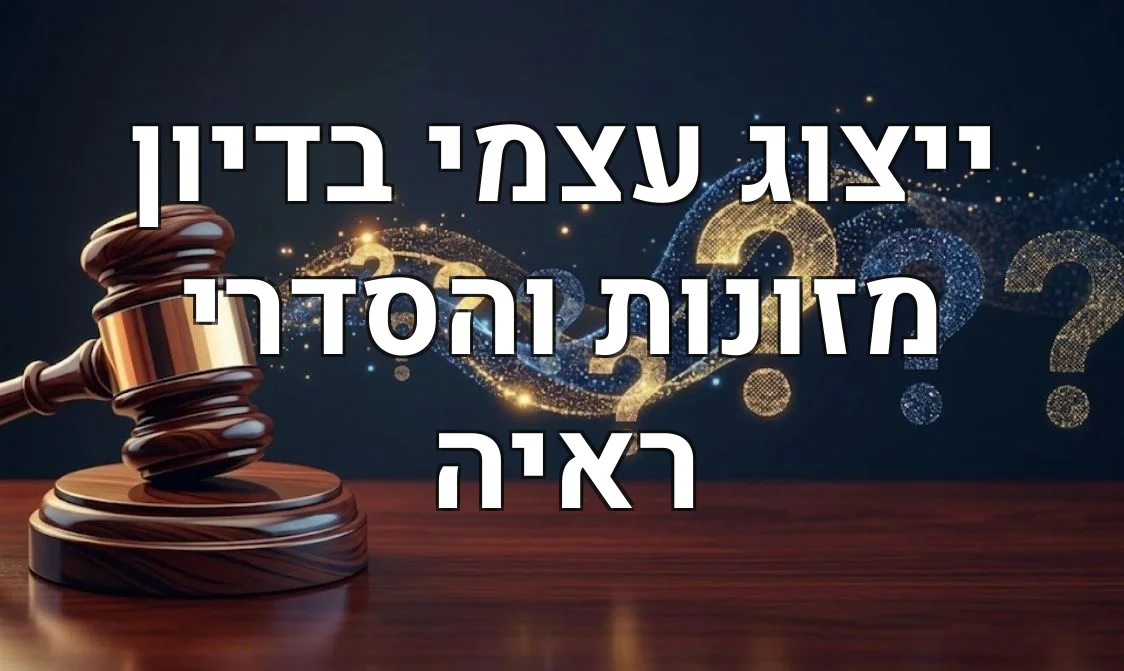 ייצוג עצמי בדיון מזונות והסדרי ראיה