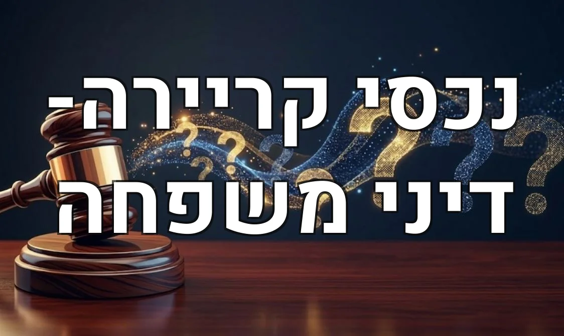 נכסי קריירה- דיני משפחה
