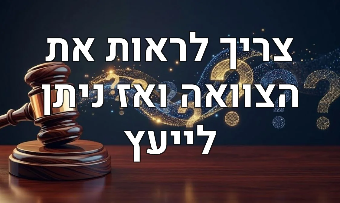 צריך לראות את הצוואה ואז ניתן לייעץ