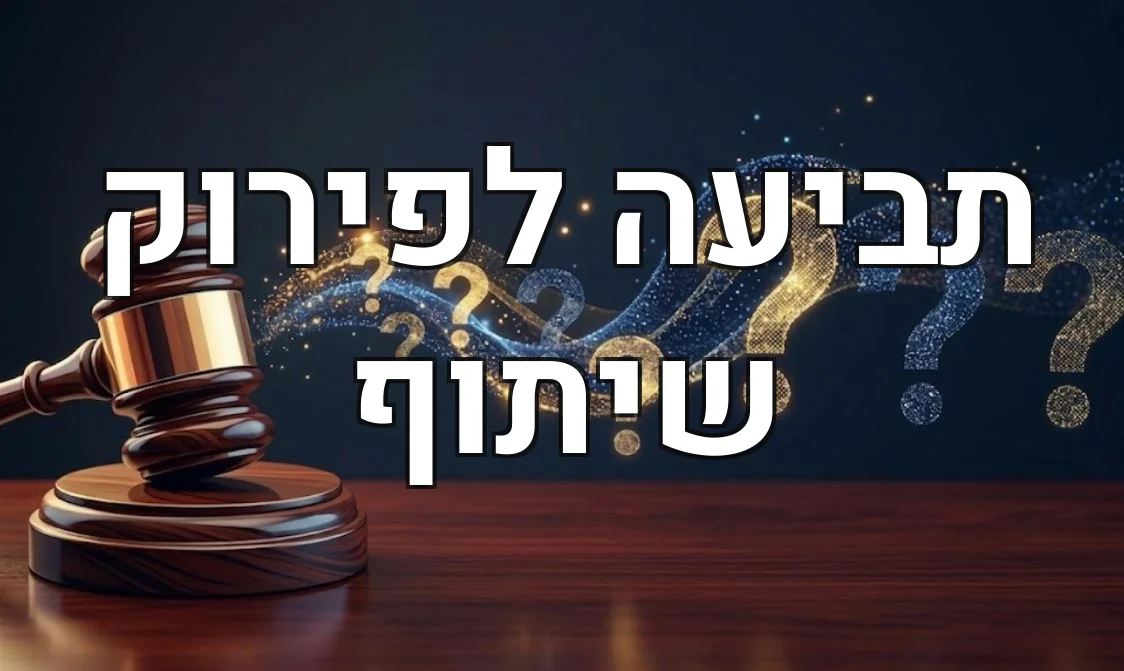 תביעה לפירוק שיתוף