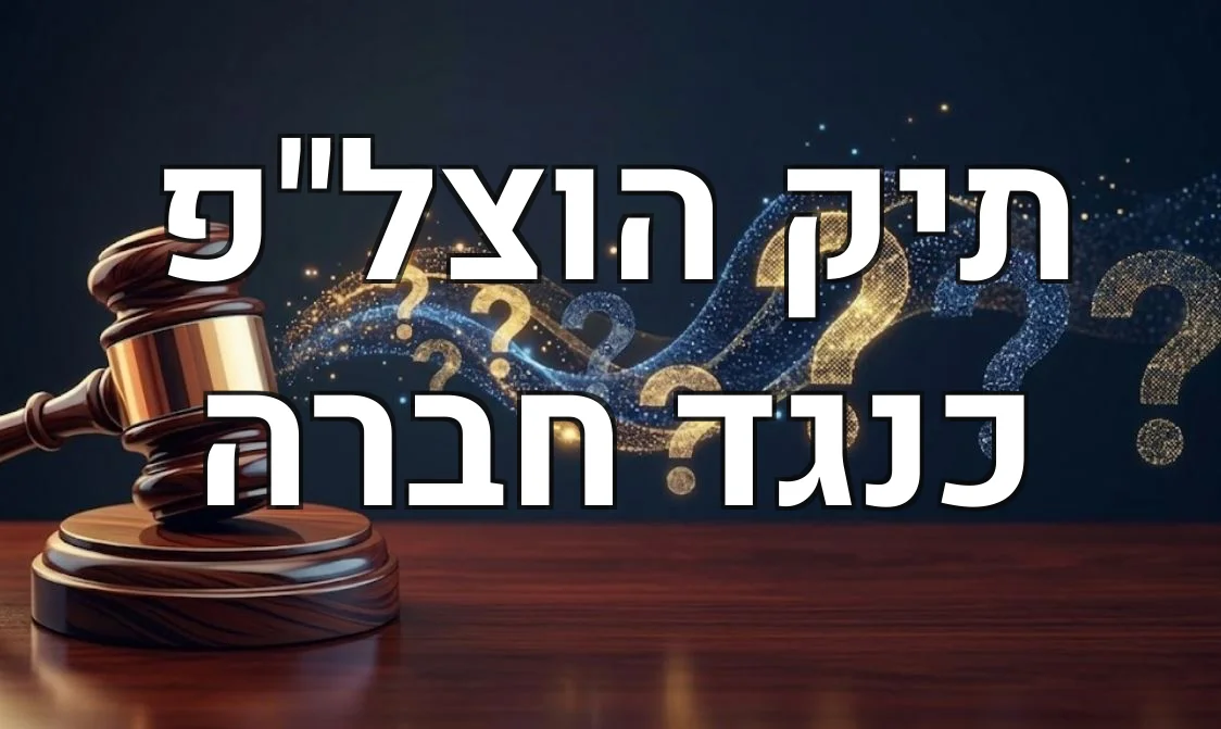 תיק הוצל"פ כנגד חברה