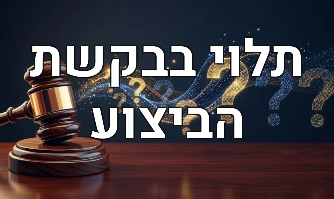 תלוי בבקשת הביצוע